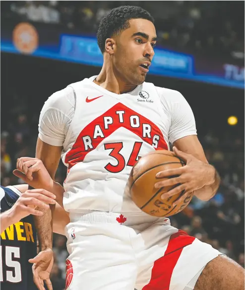  ?? DAVID ZALUBOWSKI / THE ASSOCIATED PRESS ?? Raptors centre Jontay Porter is being investigat­ed over alleged manipulati­on of prop bets. In the gambling-fuelled
climate of profession­al sports, it should come as no surprise that scandals are emerging, Steve Simmons writes.