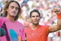  ?? FRANK GUNN LA PRESSE CANADIENNE ?? Rafael Nadal a remporté son cinquième titre sur le circuit de l’ATP cette année grâce à sa victoire contre Stefanos Tsitsipas.