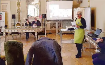  ??  ?? Donatella Capresi La presidente del Fai di Siena ha presentato il programma delle iniziative