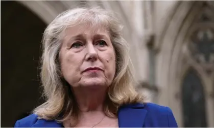  ?? ?? London mayoral candidate Susan Hall has backed the former US president and liked tweets praising Enoch Powell. Photograph: James Veysey/Shuttersto­ck