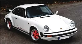  ??  ?? Porsche 911 Carrera Clubsport, 1987. One of 340 cars made.