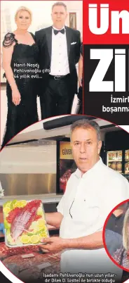  ??  ?? Hanif-Neşe Pehlivanoğ­lu çifti 44 yıllık evli... İşadamı Pehlivanoğ­lu’nun uzun yıllardır Dilek D. (üstte) ile birlikte olduğu dava dilekçesin­de anlatıldı.