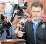  ?? PICTURE: JEFFREY ABRAHAMS ?? IN THE DOCK: Jason Rohde, accused of murdering his wife Susan at the Spier Wine Estate, in the Stellenbos­ch Magistrate’s Court yesterday.