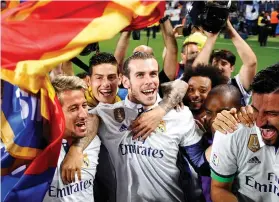  ?? AP FOTO ?? ANOTHER
TROPHY. Less than two weeks after winning the Spanish League, Real Madrid will shoot for a bigger title in the Champions League.