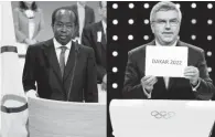  ??  ?? Le CIO pour la candidatur­e du Sénégal