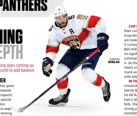  ??  ?? AARON EKBLAD