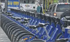  ??  ?? WIMMERA POTENTIAL: Melbourne’s Blue Bikes.