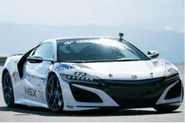  ??  ?? The new Acura NSX won at its North American racing debut at Pike’s Peak by more than 11 seconds.