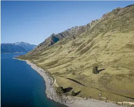  ??  ?? ] Lake Hawea Station, which has long been on the market.