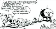  ??  ?? A tutto tondo Una vignetta del 1953 e, accanto, il «Kugelhaus», che ha ispirato Carl Barks per il deposito di Paperone