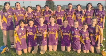  ?? ?? U14s (2nd team) who defeated Watergrass­hill in the league quarter-final and now go on to play Inniscarra next Saturday in the semi-final at home.