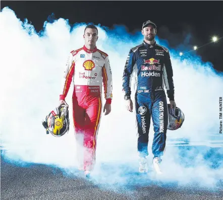  ??  ?? The Sydney SuperNight 300 is all important to Supercars contenders Scott McLaughlin (left) and Shane Van Gisbergen.