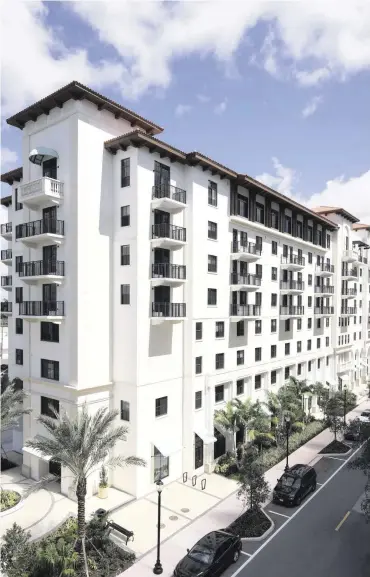 ?? WHITNEY COX Watermark Retirement Communitie­s ?? The Watermark at Coral Gables, a new luxury senior living complex at 363 Granello Ave., occupies a full block in the city’s rapidly changing old industrial district.