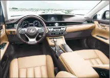  ??  ?? The interior of Lexus GS