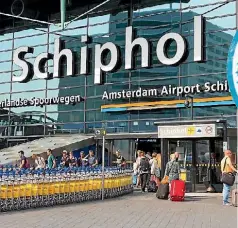  ?? ISTOCK PHOTO: ?? Amsterdam’s Schiphol Airport is one of Europe’s busiest airports and has plenty to offer travellers in transit.