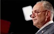  ?? Anna Moneymaker / Getty Images ?? Senate Majority Leader Charles Schumer has lobbied GE and Vestas to build turbine facilities in the region.