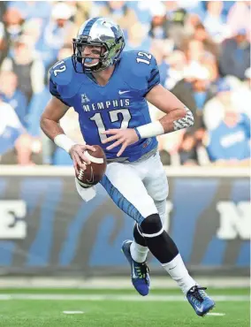  ?? JUSTIN FORD, USA TODAY SPORTS ?? An executive for an NFL team says of Paxton Lynch, “The guy can make any throw he wants. He has plenty of arm.”