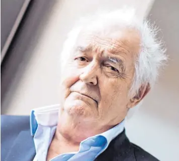  ?? Foto: dpa ?? Henning Mankell, aufgenomme­n Ende November 2014, ein knappes Jahr vor seinem Tod.