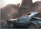  ?? WARNER BROS. ?? King Kong and the “Back to the Future” DeLorean have cameos in “Ready Player One.”