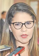  ??  ?? Cecilia Pérez, ministra de Justicia. Propone el cierre de Tacumbú y una serie de medidas para reformar el sistema penal.