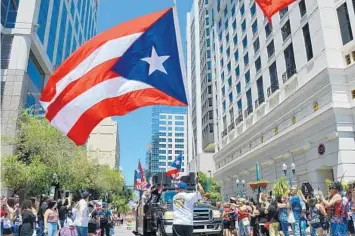  ?? EL SENTINEL ORLANDO ?? The Florida Puerto Rican Parade and Festival returns to downtown Orlando on Saturday after being canceled in 2020 because of the coronaviru­s pandemic.