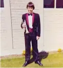  ??  ?? Yorkshire gold: Graham Bibby, first cornet, at nine