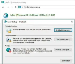  ??  ?? Wenn Outlook plötzlich den Empfang der Nachrichte­n eines Hotmail-Accounts verweigert, lässt sich das Problem schnell und mit nur wenigen Klicks beheben.