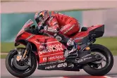  ?? MILAGRO ?? ● DUCATI: GOMME E TELAIO A CONFRONTO Dovi soddisfatt­o della comparazio­ne tra telai Petrucci ha lavorato sulla gestione gomme