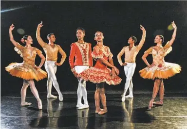  ?? SPCD/DIVULGAÇÃO ?? “Divertisse­ment de Paquita”, peça que estreou no século 19, foi recriada pelo coreógrafo e bailarino Diego de Paula