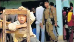  ?? BURHAAN KINU/HT ?? Selective killing by rebels in Assam reopened a 24yearold conflict in 201314, leaving at least 15 dead — nine of them Karbi youths — and displacing more than 3,000, a majority of them Rengma Nagas. Forced to flee home, Rengma Nagas took shelter at...