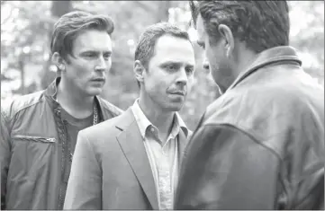  ?? THE CANADIAN PRESS/HO - GOLIN, MYLES ARONOWITZ ?? Giovanni Ribisi, centre, is shown in the television series Sneaky Pete in this undated handout photo.