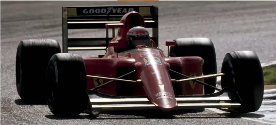  ??  ?? Prost pushed Senna hard for the 1990 title, in the beautiful Barnard-designed Ferrari 641, which is now on display in New York’s Museum of Modern Art