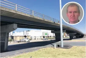  ??  ?? &gt; The flyover is an essential part of Perry Barr, says Cllr Jon Hunt, inset