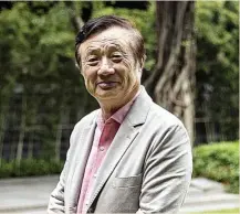  ?? ?? Ren Zhengfei, consejero delegado de Huawei.