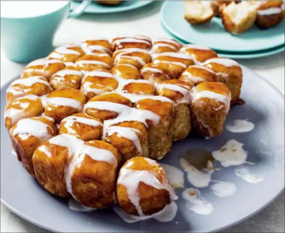  ?? DANIEL J. VAN ACKERE — AMERICA’S TEST KITCHEN VIA AP ?? This undated photo provided by America’s Test Kitchen in November 2018 shows monkey bread in Boston.