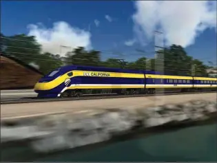  ?? Courtesy photo ?? Assemblyma­n Dante Acosta said Wednesday that the money being spent on the high-speed rail, which is being built in the Central Valley and linking Anaheim to San Francisco, is a waste of money.