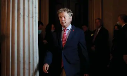  ?? Photograph: Anna Moneymaker/Getty Images ?? Senator Rand Paul at the US Capitol building on 5 August 2021 in Washington DC.