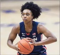  ?? Laurence Kesterson / Associated Press ?? UConn guard Christyn Williams in action against Villanova in 2020.