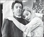  ??  ?? STAGE LEGEND: Rix with Margaret Nolan in 1969