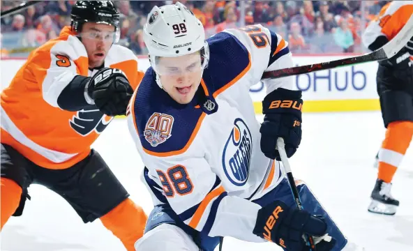  ?? DREW HALLOWELL/GETTY IMAGES ?? Despite all the chatter about the Oilers trading Jesse Puljujarvi ahead of the deadline, columnist Michael Traikos insists that would be a big mistake.