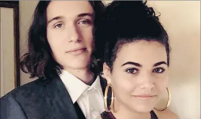  ?? INSTAGRAM ?? Alexandria Jones junto a su novio, Tristan Beltrami