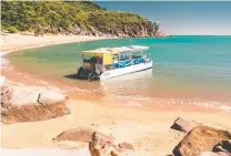  ??  ?? Aquascene Charters knows the best hidden beaches and coves on Magnetic Island.