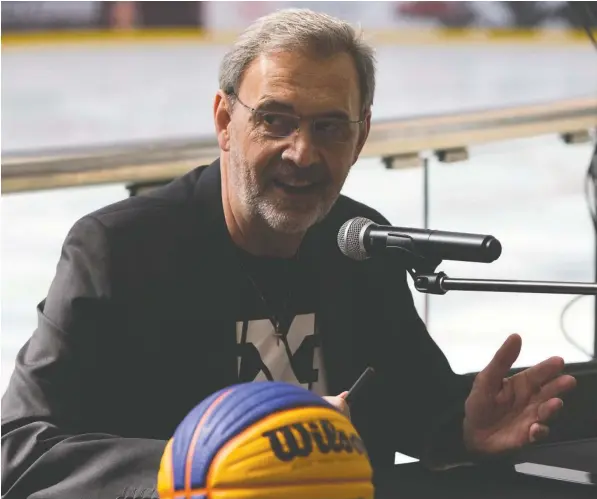  ?? — GREG SOUTHAM/FILES ?? Paul Sir has been tasked by Canada Basketball to build a nationwide structure of leagues and tournament­s for 3x3 basketball.