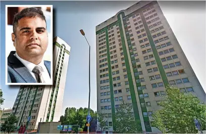  ?? Google Maps ?? ●●Stockport MP Navendu Mishra (inset) said the council’s housing strategy was ‘not addressing’ the issue of a lack of social housing