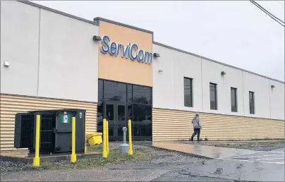  ?? CHRIS SHANNON/CAPE BRETON POST ?? ServiCom Canada Ltd. owes thousands of dollars to five unsecured creditors based in Cape Breton. The call centre’s parent company, JNET Communicat­ions, filed for bankruptcy protection on Oct. 19, resulting in late pay for staff and a cleaning company pulling its services due to non-payment.