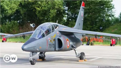  ??  ?? The Dassault Dornier Alpha Jet shot down is used for training and light combat missions primarily but is being increasing­ly used by Nigeria over areas not really in government control