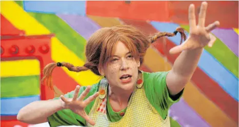  ?? FOTO: FESTSPIELE/MORLOK ?? Zum zehnjährig­en Bestehen lassen die Festspiele Wangen die Erinnerung an „Pippi Langstrump­f“, das allererste Familienst­ück, wieder aufleben.