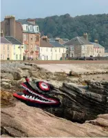  ??  ?? Left: Crocodile Rock, Millport on the Isle of Cumbrae.