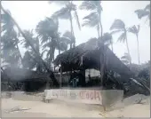  ?? PICTURE: AP ?? Restaurant Captain Cook on Cofrecito Beach was destroyed when Hurricane Maria passed over Bavaro, Dominican Republic.