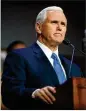  ?? NEW YORK DAILY NEWS ?? Vice President Mike Pence had planned to visit Israel first but rearranged his schedule and will now travel first to Cairo.